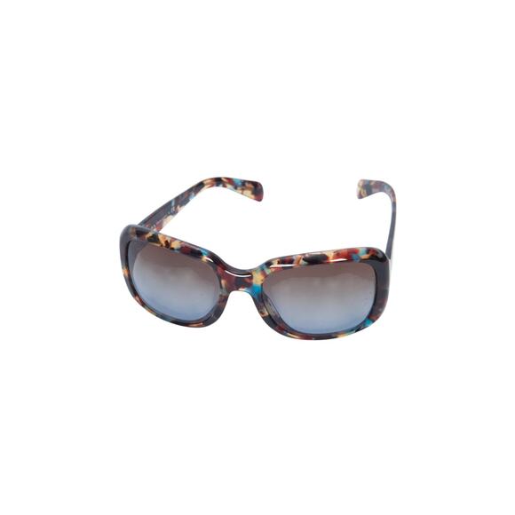 Prada Accessories - PRADA Blue Tortoiseshell SPR 17P Sunglasses
